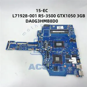 Laptop Motherboard L71928-601 L71928-001 DA0G3HMB8D0 For15-EC with YM3500 GTX1050 3GB text OK