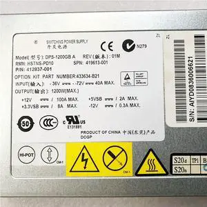 DPS-1200GB A For DL380G5 Server Power Supply 412837-001 419613-001 1200W
