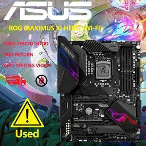 Rog Maximus Xi Hero Wi-Fi Motherboard Z390 Socket 1151 HDMI DDR4 ATX Motherboard