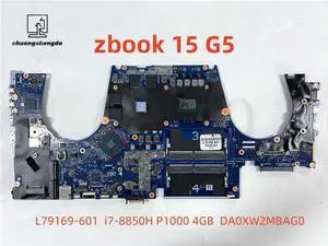 Laptop motherboard L79169-601 For zbook 15 G5 with i7-8850H P1000 4GB Fully tested, works ly