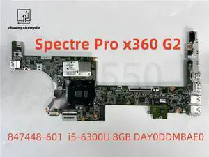 LAPTOP MOTHERBOARD 847448-601 DAY0DDMBAE0 FORSpectre Pro x360 G2 withi5-6300U 8GB ram Fully Tested to Work ly