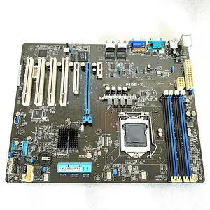 P10S-X Server Motherboard For 1151 1200 DDR4 6*SATA 3 Support E3-1200 V5 V6