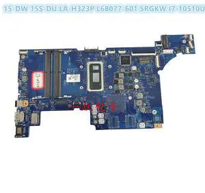 Laptop Motherboard L68077-601 LA-H323P For 15-DW 15S-DU with SRGKW I7-10510U Fully tested and works ly.