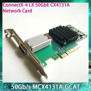 50Gb/s MCX4131A-GCAT For Mellanox ConnectX-4 LX 50GbE CX4131A Network Card InfiniBand NIC