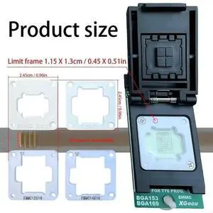 Efficient Programming BGA153 BGA169 Adapter Socket For T76 Devices Programmer