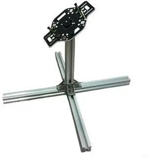 PID Controller Tuning Platform PID Debugging Frame for Quadrotor, Aluminum Quadcopters Aircraft Gimbal
