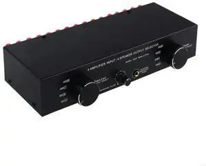 Flexible Switching Solution for Amplifiers and Speaker 4 in 4 out Passive Amplifiers Speaker Switcher Comparator