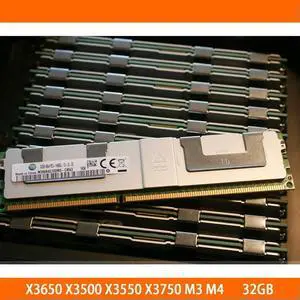 1PCS X3650 X3500 X3550 X3750 M3 M4 For RAM 32G 32GB DDR3 1866 ECC REG 4RX4 MemoryFast Ship