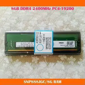 1PCS RAM SNP888JGC/8G 8GB DDR4 2400MHz PC4-19200 For Server Memory Work FineFast Ship