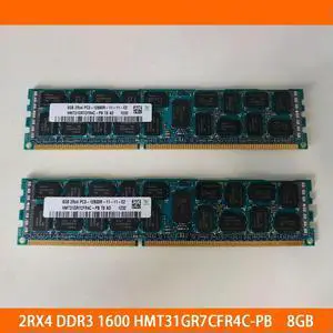 1PCS 2RX4 PC3-12800R DDR3 1600MHZ HMT31GR7CFR4C-PB 8GB 8G Memory For SK Hynix RAMFast Ship