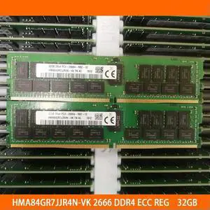 1PCS RAM HMA84GR7JJR4N-VK 32G 32GB 2RX4 PC4-2666V DDR4 ECC REG MemoryFast Ship