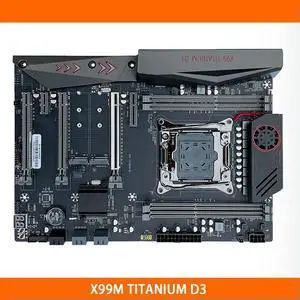 X99 For JGINYUE X99M TITANIUM D3 LGA 2011-3 DDR3 256G ATX Desktop MotherboardFast Ship