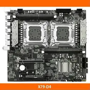 X79 For JGINYUE X79-D4 Two-Way E-ATX LGA 2011 DDR3 256G Desktop MotherboardFast Ship