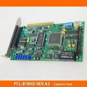 PCL-818HD REV.A2 Capture Card ISA Slot 16-Way 100KHz Multi Function DAS Card For AdvantechFast Ship