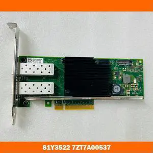 For X710-DA2 Dual 10 Gigabit Fiber Optic Network Card 81Y3522 7ZT7A00537 01DA902