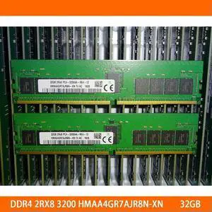 1PCS DDR4 2RX8 3200 ECC REG HMAA4GR7AJR8N-XN 32GB 32G RAM For SK Hynix MemoryFast Ship