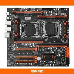 X99 F8D ForMotherboard Dual CPU X99 LGA 2011-3 E5 V3 DDR4