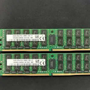 1PCSRAM 64G 64GB DDR4 4DRX4 PC4-2666V 2666MHZ ECC REG For SK Hynix Memory