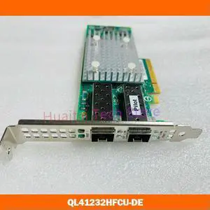 For 25G 10G Full-height Dual-port Fiber 10 Gigabit Network Adapter KH63X QL41232HFCU-DE