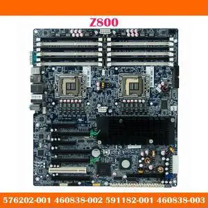 Workstation Motherboard For Z800 576202-001 460838-002 591182-001 460838-003 X58 LGA1366 Support XEON 56XX Works ly