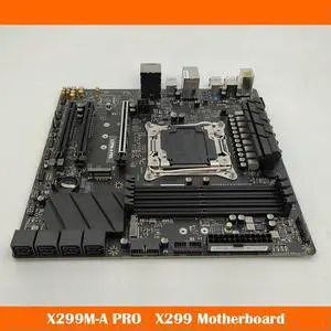X299M-A PRO LGA2066 DDR4 64G USB3.1 SATA3*8 M.2*2 M-ATX X299 Motherboard Work FineFast Ship