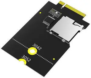 Ageryu SD Card TF SDHC SDXC To NGFF Key B Adapter(Supports USB Bus, Not SATA Bus)-AA56