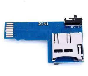 Ageryu Two In One Dual System Switcher Micro-SD/TF Card Memory Storage Board Double TF Card Adapter For Pi B+ 2B 3B