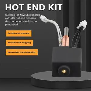 Ageryu For Anycubic Kobra 3 Hotend Nozzle Parts For Kobra 3 Extruder Hot End Accessories