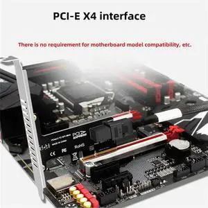 Ageryu Pcie Expansion Riser Card U.2 Port Card For Nvme SSD Converter Hard Disk Expansion Card For Desktop