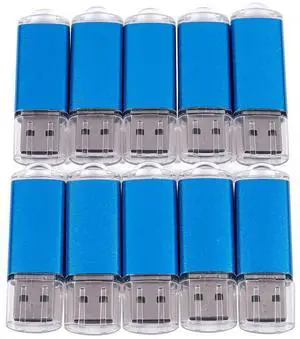 Ageryu 10 X USB Memory 2.0 Memory Stick Flash Drive 128MB Gift