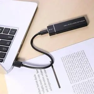Ageryu M.2 Nvme SSD Enclosure Adapter 10Gbps USB C 3.1 Gen2 Nvme Case External Enclosure Nvme Reader Nvme Case