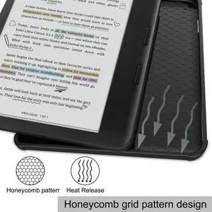 Ageryu Suitable for KOBO E-Book Kobo Libra Colour Tablet Protective Cover Transformers Style Wear-Resistant and Anti-Peeling AAA56