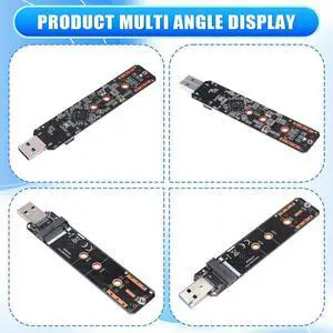 Ageryu M.2 NVME SSD To USB3.2 GEN2 10Gbps Adapter M.2 NVME SSD Adapter For 2230 2242 2260 2280 NVME M.2 SSD RTL9210B