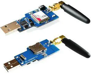 Usb To Gsm Serial Gprs Sim800c Module Bluetooth Computer Control + Antenna