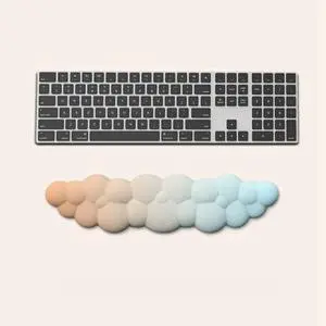 Ageryu E-Keyboard Wrist Rest Pad, Ergonomic Design Effective Wrist Pain Relief Arm Rest Desk, Cute Cloud Decoration Gift Easy To Use
