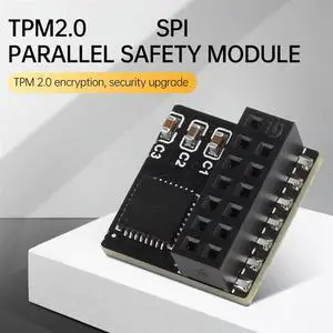 Ageryu TPM 2.0 SPI Parallel Encryption Safety Module 14 Pin SPI Remote Card Board Encryption Security Board For