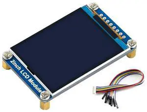 Waveshare 2Inch IPS LCD Display for Pi Pico,65K RGB Colors, 320X240 Pixels, SPI Interface Embedded ST7789VW Driver