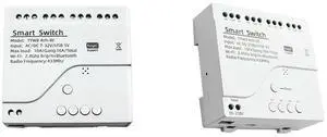 Ageryu Tuya Smart Wifi Motor Switch Module RF 433 Radio Remote Control 4CH Inching Relay For Alexa Google Home, 4CH-AA56