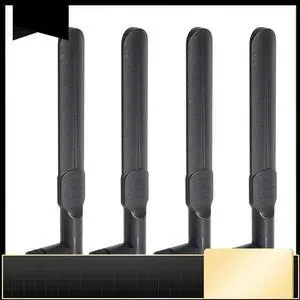 Ageryu 4PCS Dual Band Wifi Antenna 2.4Ghz 5Ghz 5.8Ghz 8Dbi MIMO RP-SMA Male Antenna For Wifi Router Wireless Network Card-N33R