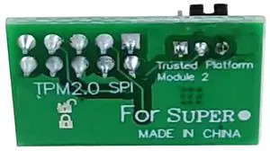Ageryu For -AOM-TPM-9670V-S Vertical TPM 2.0 9-PinAA56