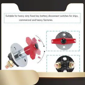 Ageryu 1500 Amp Fixed Key Cut Off Kill Switch 12V / 24V Heavy Duty Electrical Switch-N33R
