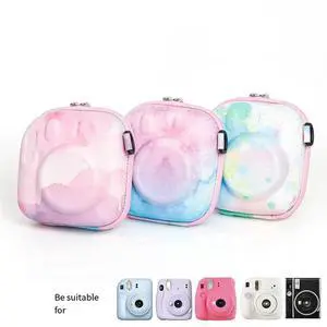 Ageryu Instant Camera Case Bag For Fujifilm Instax Mini 12/11/9/8/7/40 Camera Carrying Shockproof EVA-N33R