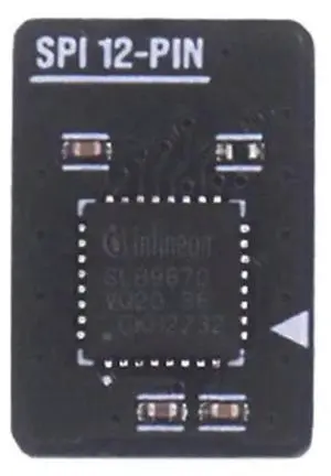 Ageryu TPM 2.0 Module TPM 2.0 Security Module SPI 12-PIN For TPM 2.0 Encryption Security Module Board