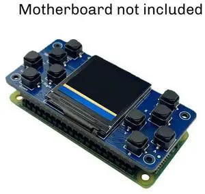 1.3Inch LCD Display Screen For Pi Zero, 4B, Pi 5, RP2040-Pizero With Game Button & Audio Buzzer