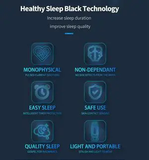 Ageryu Watch Sleep Aid Instrument Smart Portable Sleep Device Microcurrent Relief Insomnia Anxiety Pressure Relie-N33R