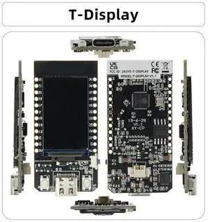 Ageryu Nerd Miner CH340K T-Display 1.14 Inch LCD Control Board ESP32 Wireless Module For BTC Bitcoin Solo Lottery Miner 16MB
