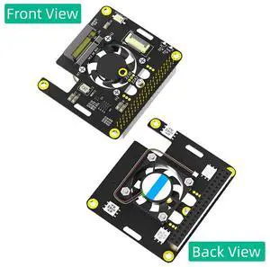 For Pi 5 M.2 NVME To Pcie Adapter Supports M2 2230 2242 M Key NVME SSD With Cooler Automatic Discoloration L For Pi 5 M.2 NVME To Pcie Adapter Supports M2 2230 2242 M Key NVME SSD With Cooler Automatic Discoloration L