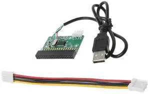 Ageryu 1.44Mb 3.5Inch Floppy Drive Connector 34 Pin To USB Cable Adapter Pcb Board,USB Disk To Floppy Disk A-N33R