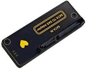Ageryu SATA to SAS HDD Adapter Card 6Gbps SATA 3.0 22Pin to SAS 29Pin Expansion Card for SAS 2.5/3.5 Inch Hard Disk SSD AAA56