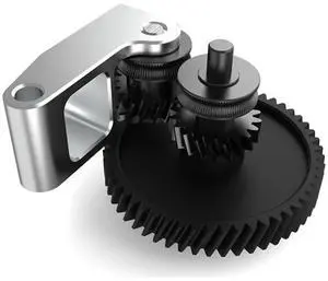 Ageryu Extruder Gear 3D Printer Parts Black For X1/P1P/P1S CNC Nano Coating Mold Steel Extrusion Head Gear POM Kit